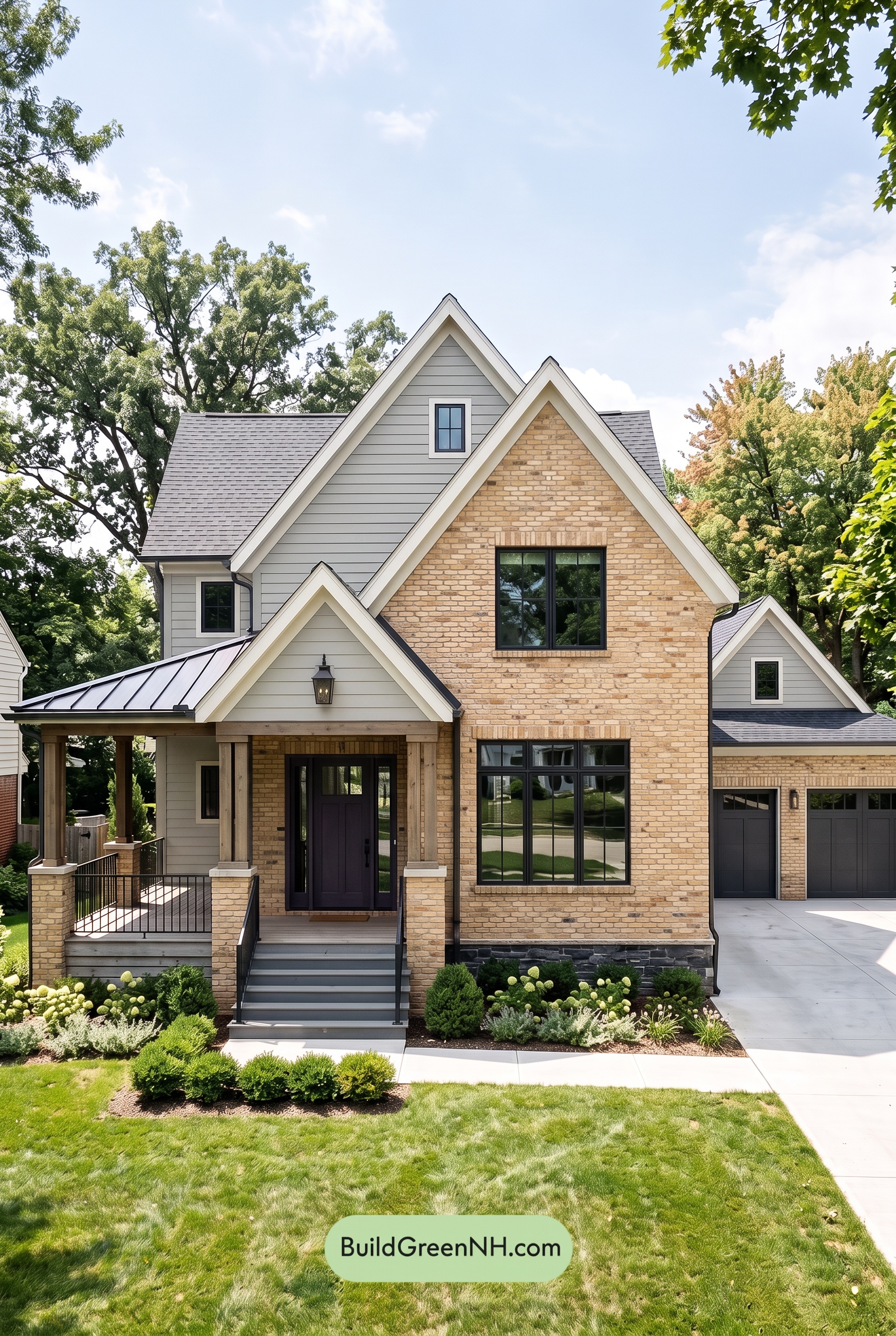 Yellow Brick House Exterior Color Scheme: Honey Brick Eclipse