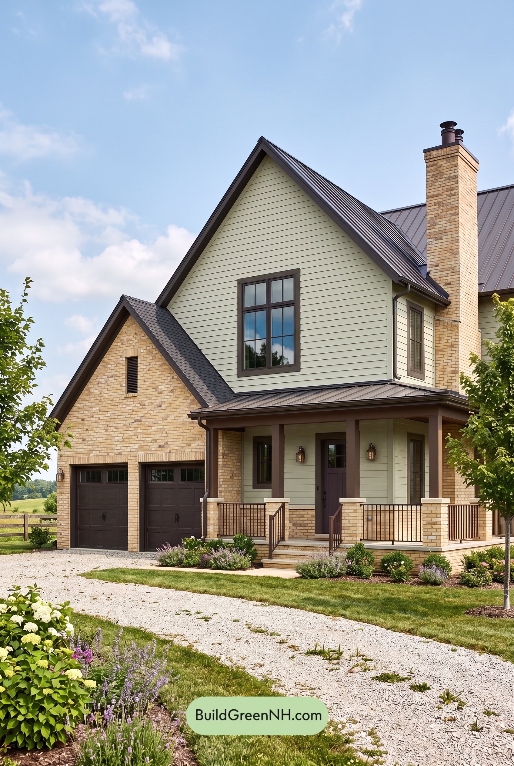 Yellow Brick House Exterior Color Scheme: Willow Brick Reserve