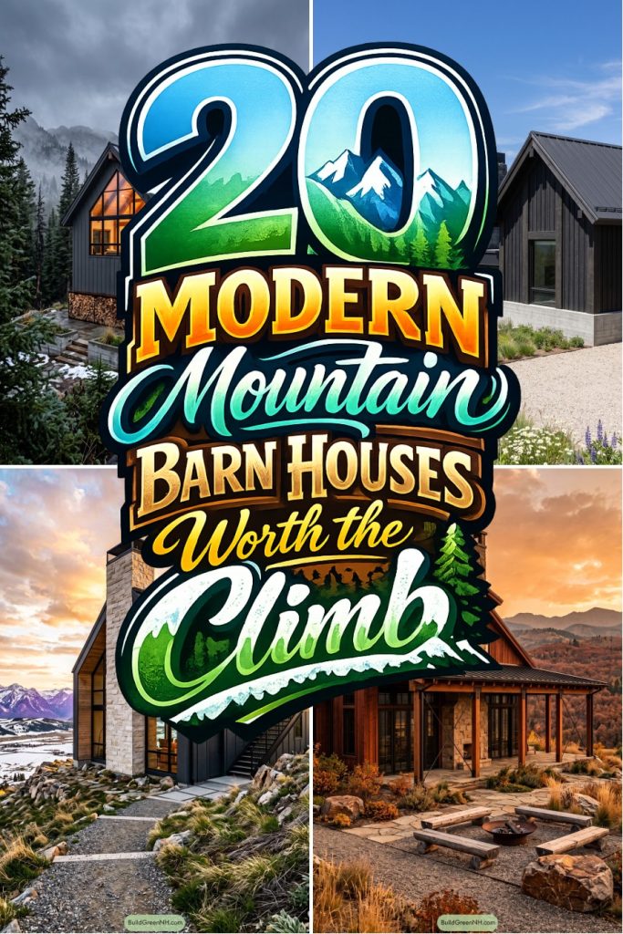 20 Modern Mountain Barn Houses Worth the Climb