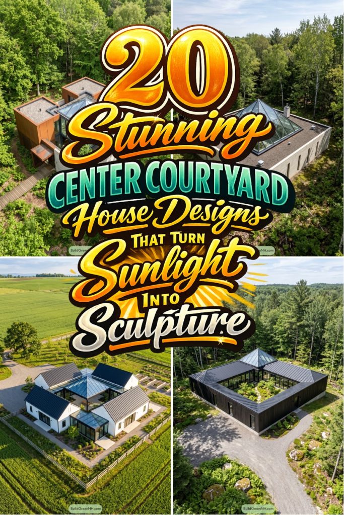 20 Stunning Center Courtyard House Designs That Turn Sunlight Into Sculpture