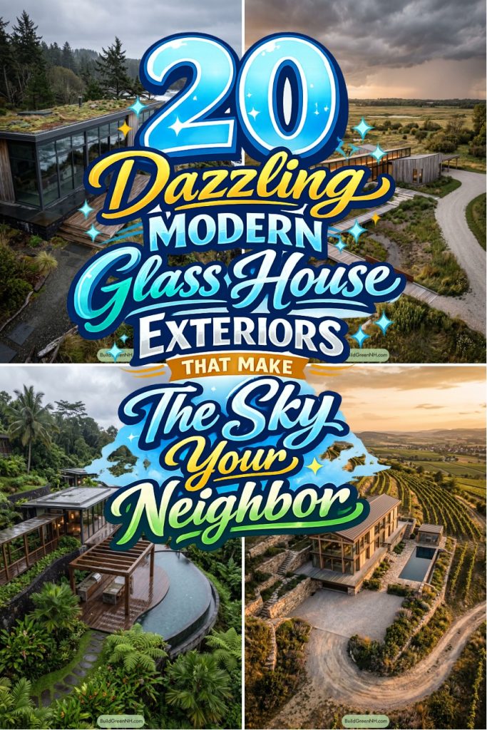 20 Dazzling Modern Glass House Exteriors That Make The Sky Your Neighbor
