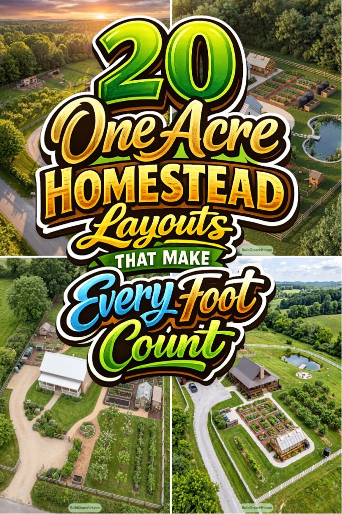 20 One Acre Homestead Layouts That Make Every Foot Count