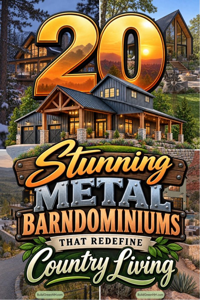 20 Stunning Metal Barndominiums That Redefine Country Living