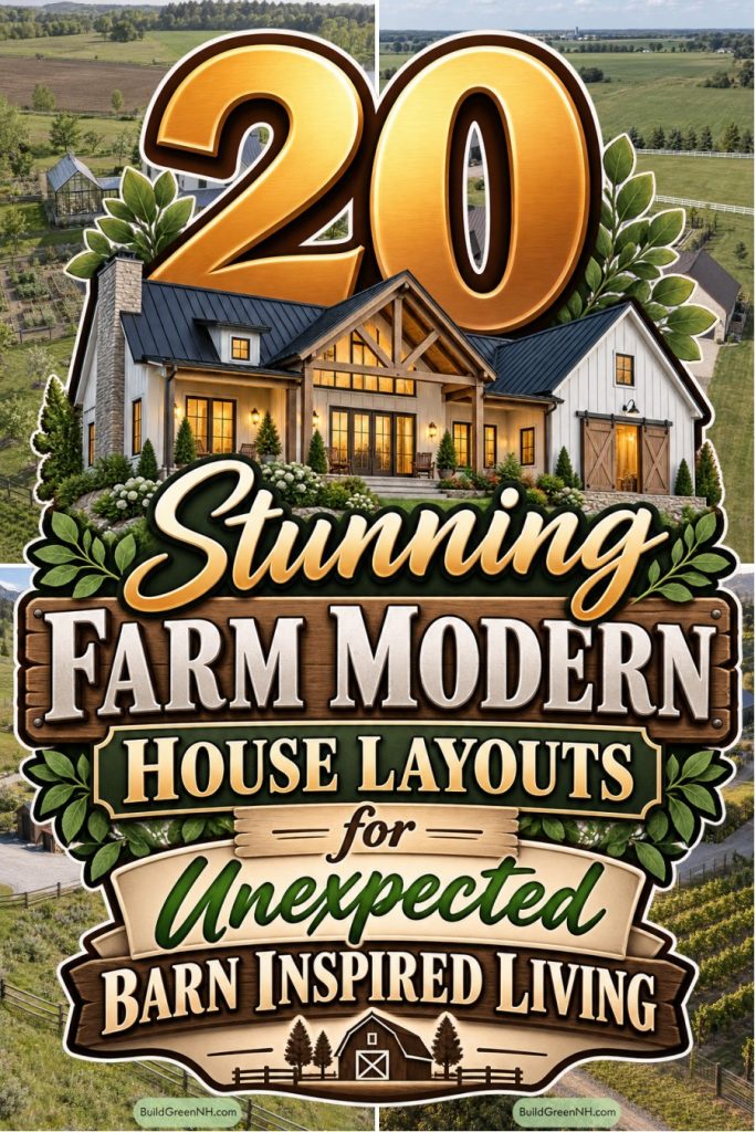 20 Stunning Farm Modern House Layouts for Unexpected Barn Inspired Living
