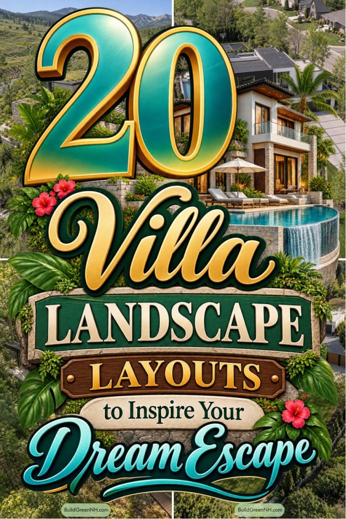20 Villa Landscape Layouts to Inspire Your Dream Escape