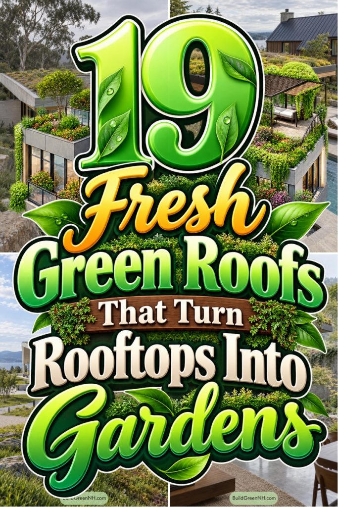 19 Fresh Green Roofs That Turn Rooftops Into Gardens