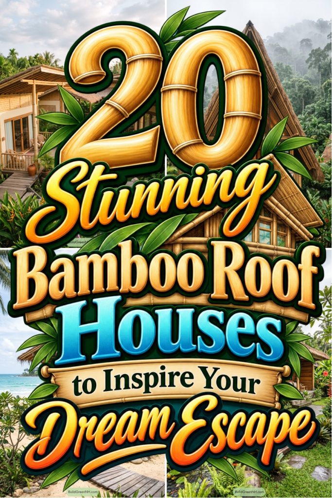 20 Stunning Bamboo Roof Houses to Inspire Your Dream Escape