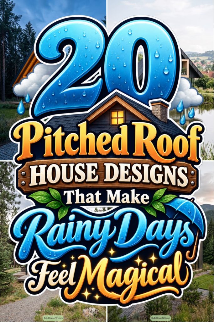 20 Pitched Roof House Designs That Make Rainy Days Feel Magical