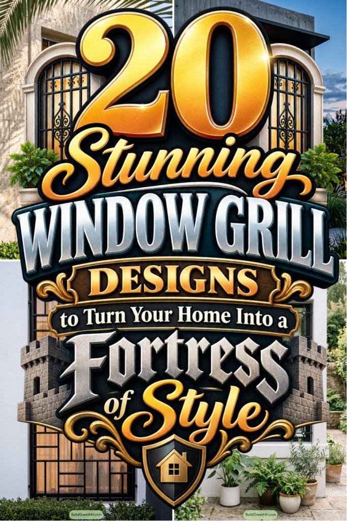 20 Stunning Window Grill Designs to Turn Your Home Into a Fortress of Style
