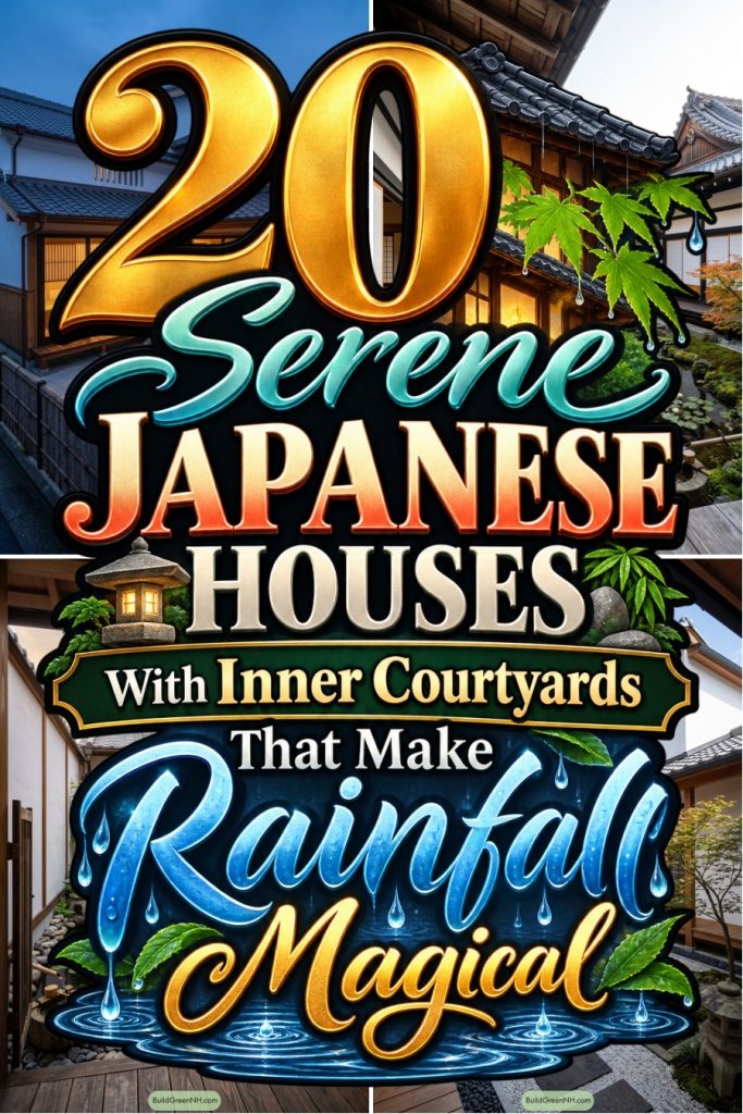 20 Serene Japanese Houses With Inner Courtyards That Make Rainfall Magical