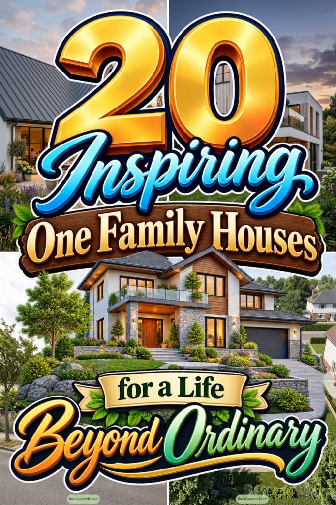 20 Inspiring One Family Houses for a Life Beyond Ordinary