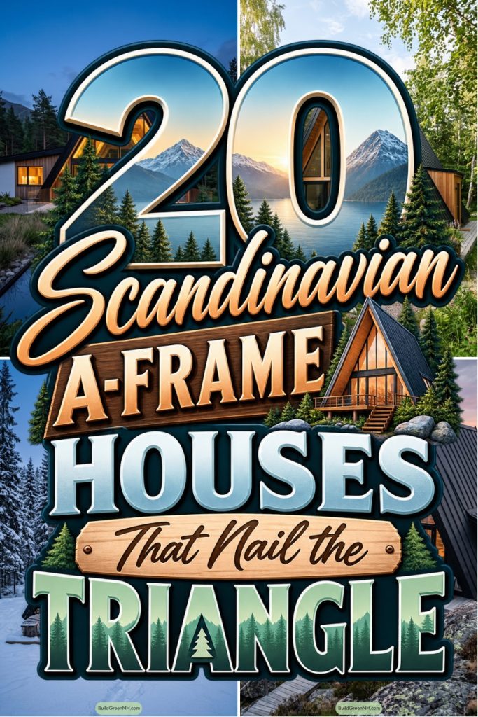 20 Scandinavian A-Frame Houses That Nail the Triangle