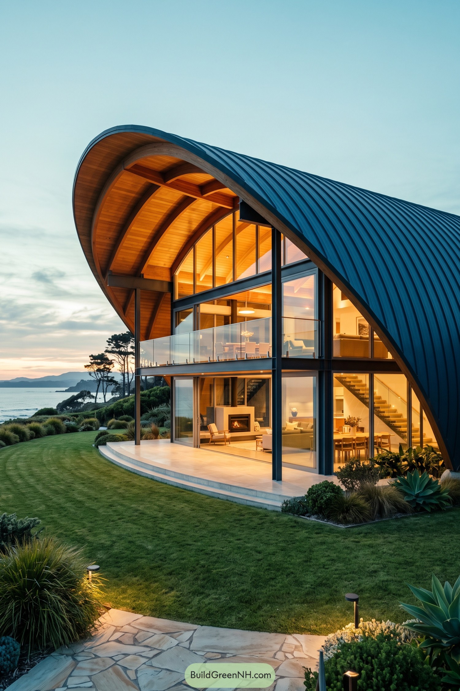 19 Daring Curved Roof Houses That Make Gravity Look Optional