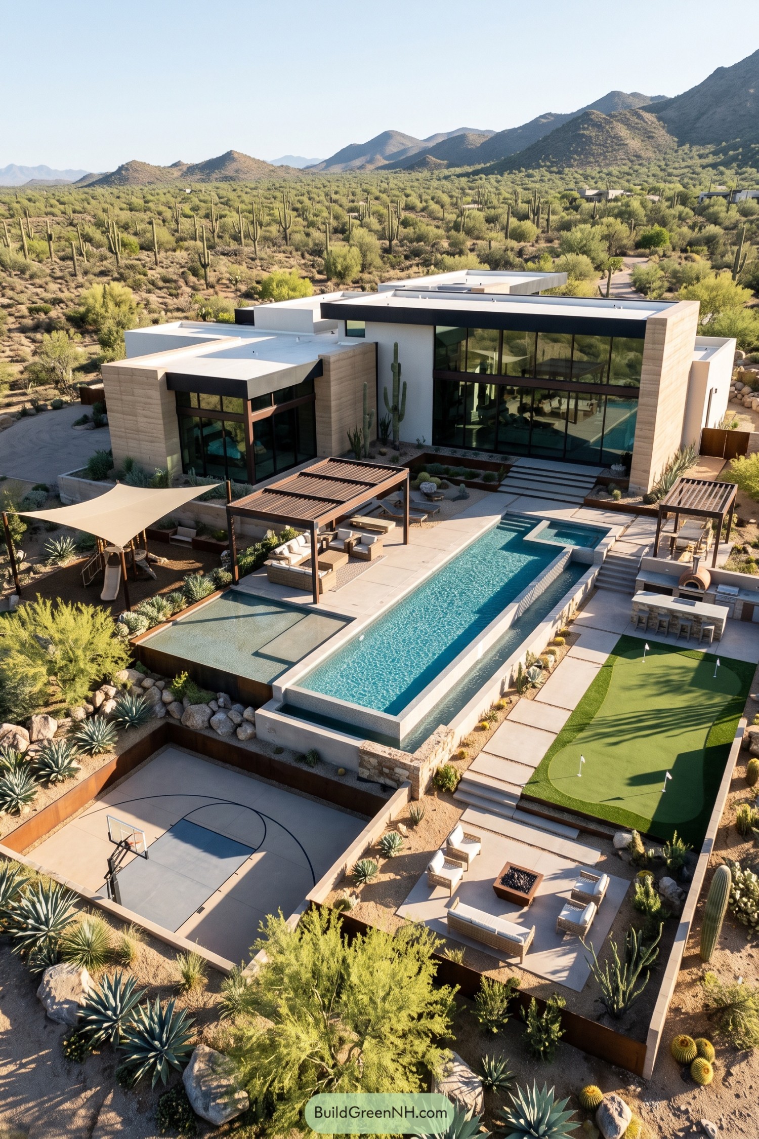 19 Amazing Luxury Modern Dream House Landscapes with Resort-like Views