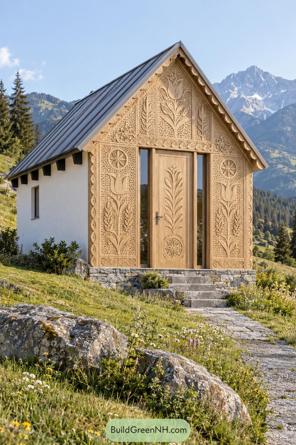20 Stunning Small Modern Houses With Carved Wood Facades