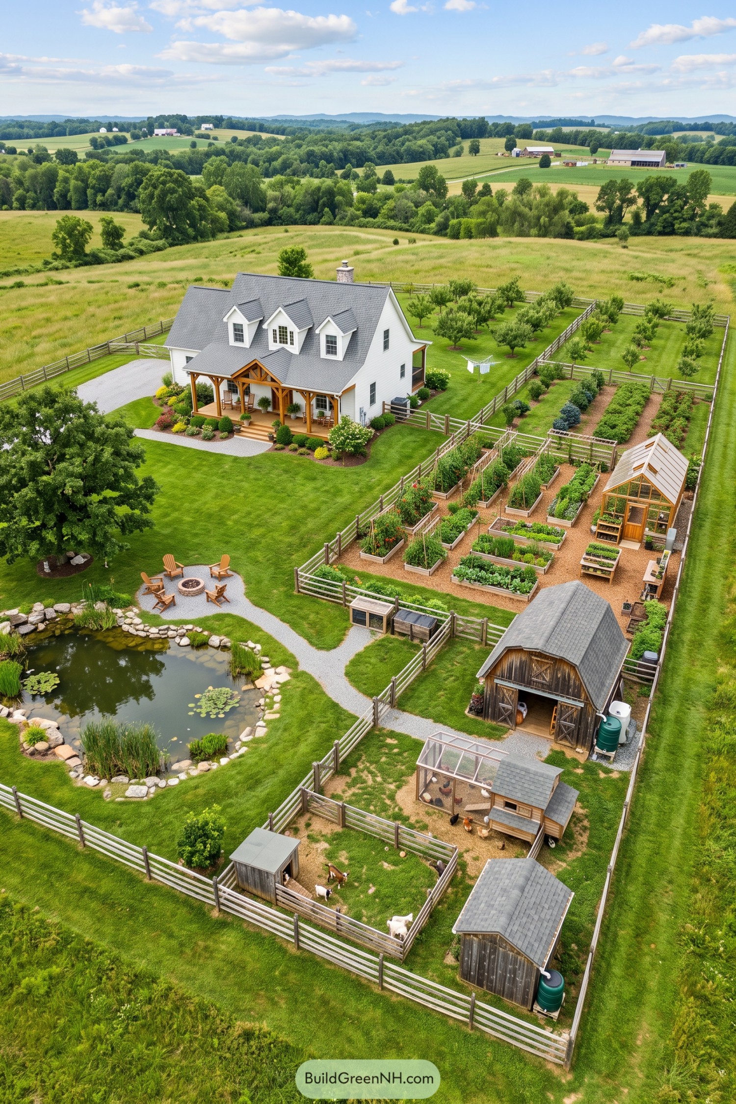 One-acre Homestead Layouts