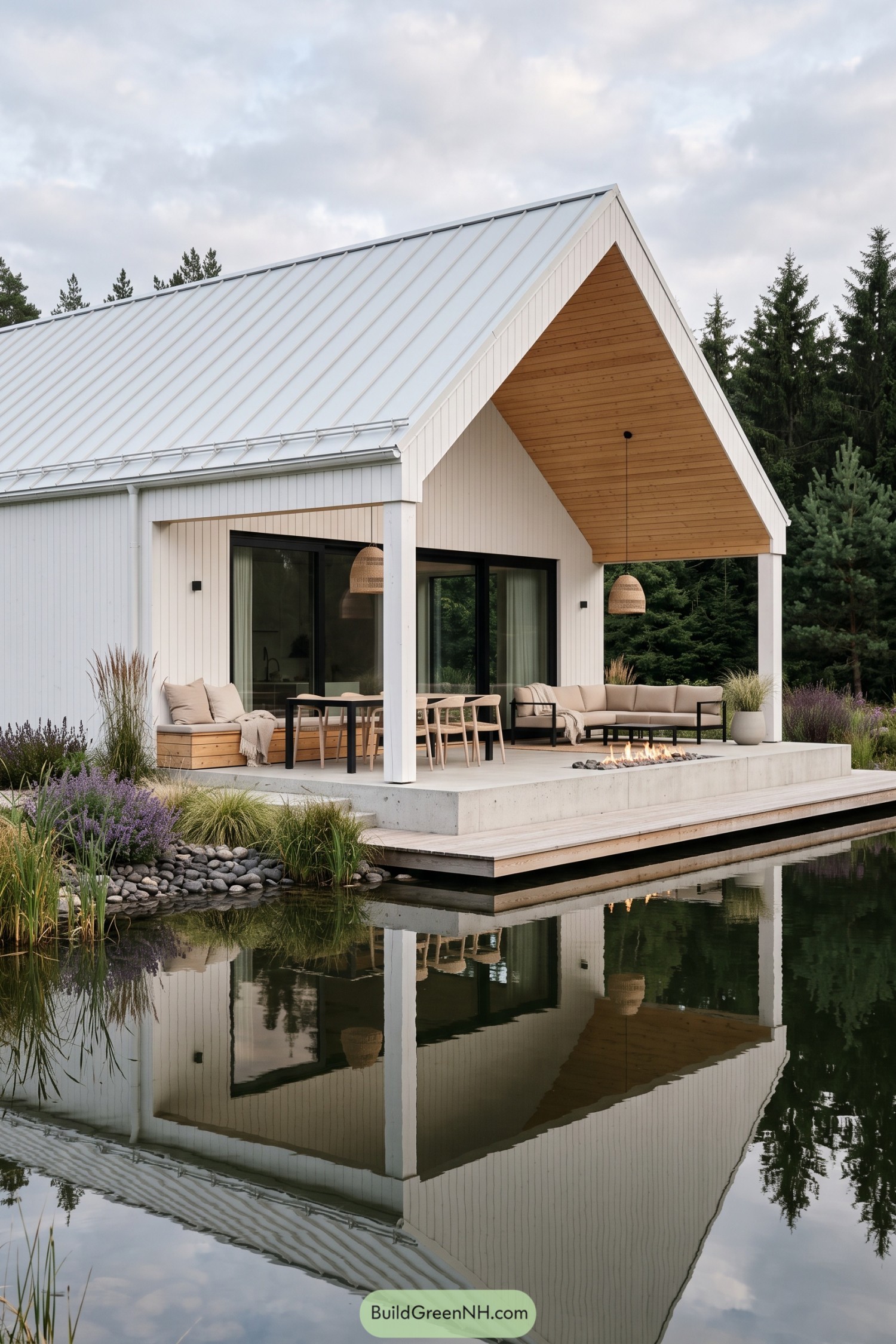 19 Satisfying Scandinavian Barn Houses with Large Covered Porches