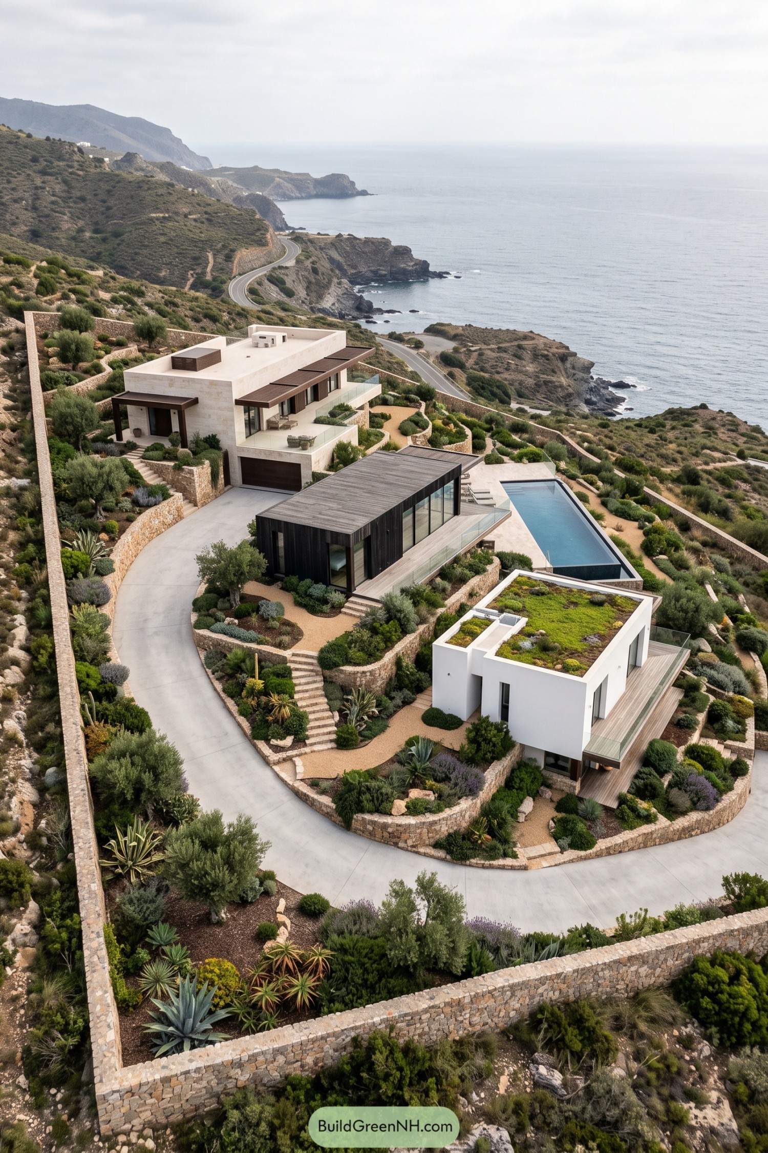 18 Layouts of Three Houses in One Compound for Triple Family Joy