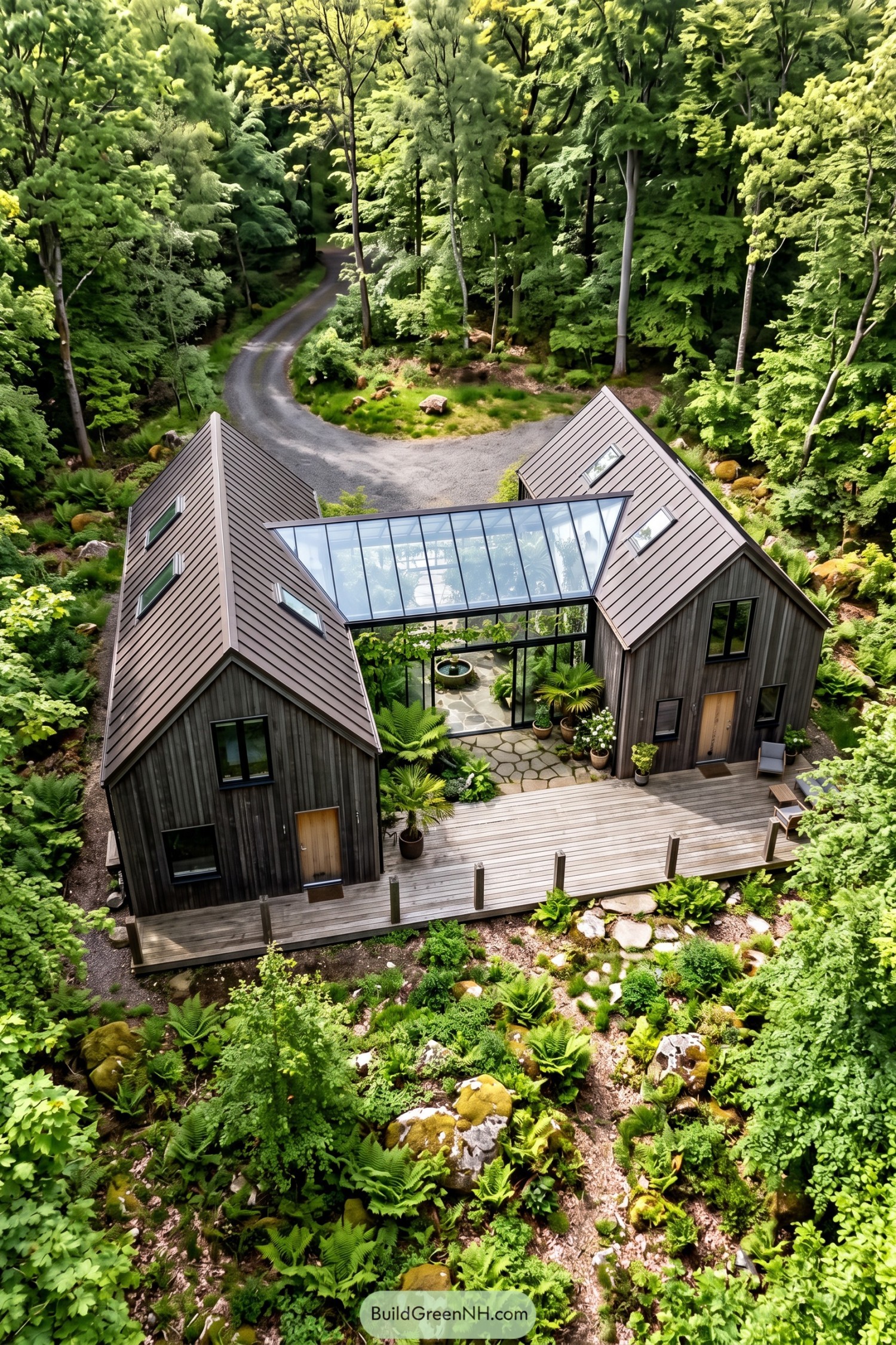 20 Modern Barn Houses With Winter Gardens That Stay Green All Year