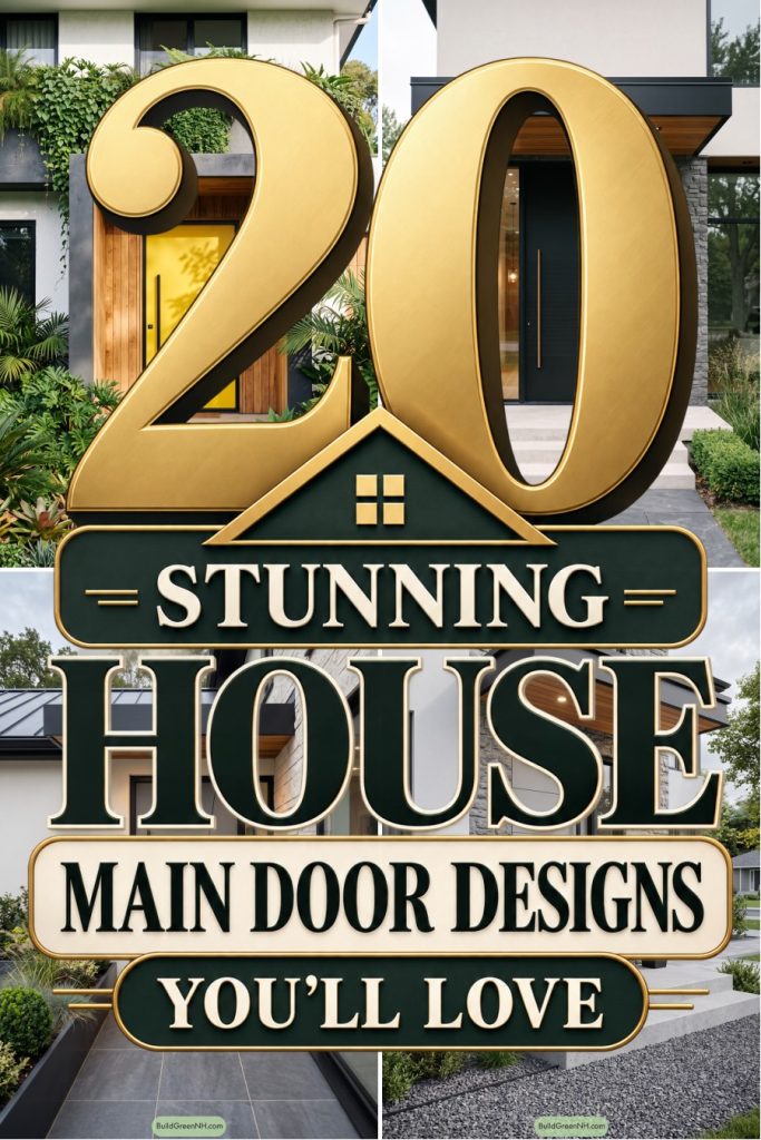 20 Stunning House Main Door Designs You'll Love