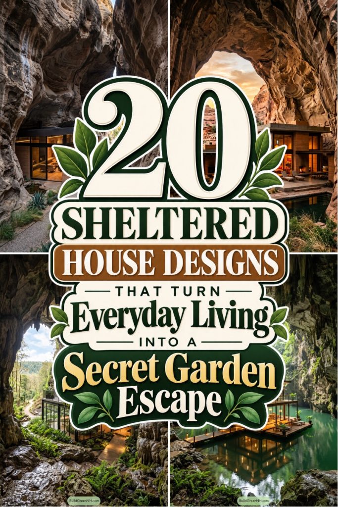 20 Sheltered House Designs That Turn Everyday Living Into a Secret Garden Escape