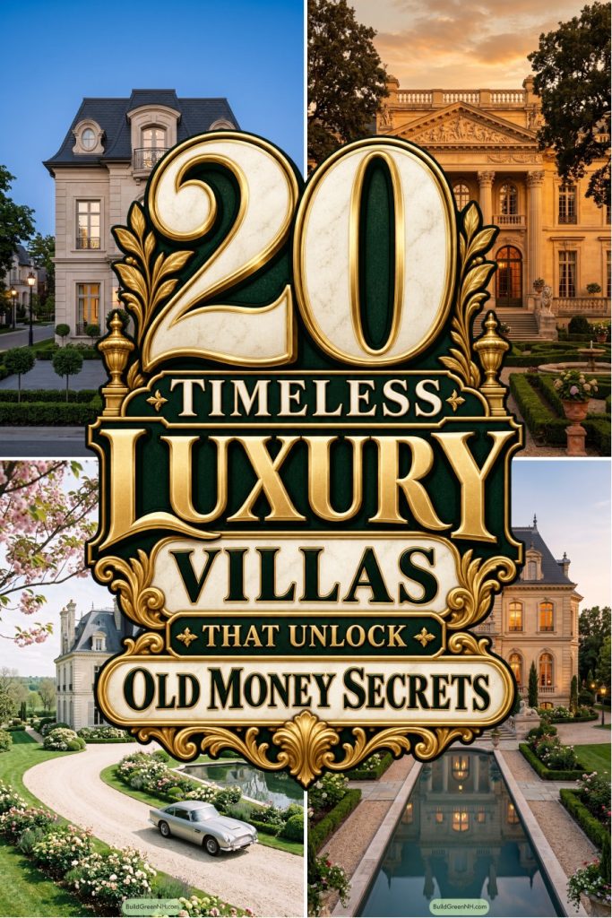 20 Timeless Luxury Villas That Unlock Old Money Secrets