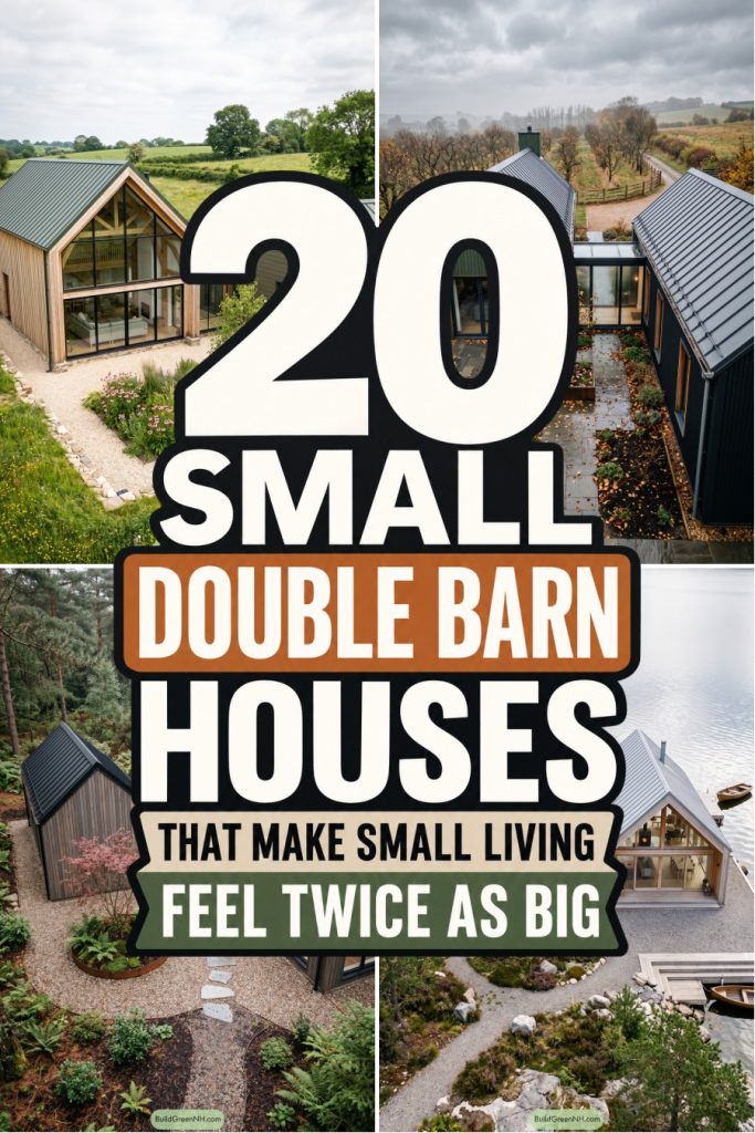 20 Small Double Barn Houses That Make Small Living Feel Twice As Big