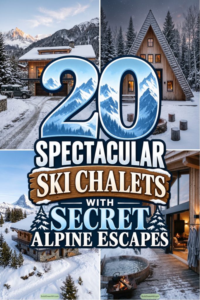 20 Spectacular Ski Chalets with Secret Alpine Escapes