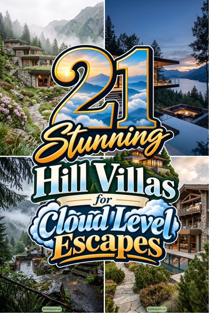 21 Stunning Hill Villas for Cloud Level Escapes
