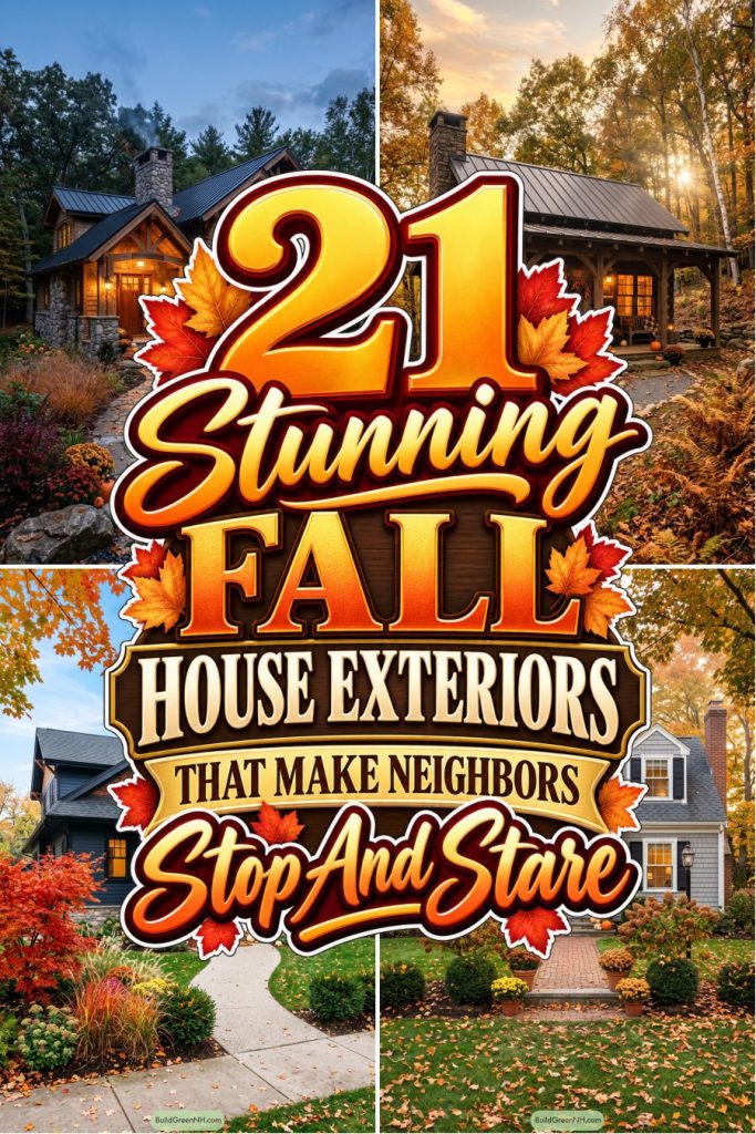 21 Stunning Fall House Exteriors That Make Neighbors Stop And Stare