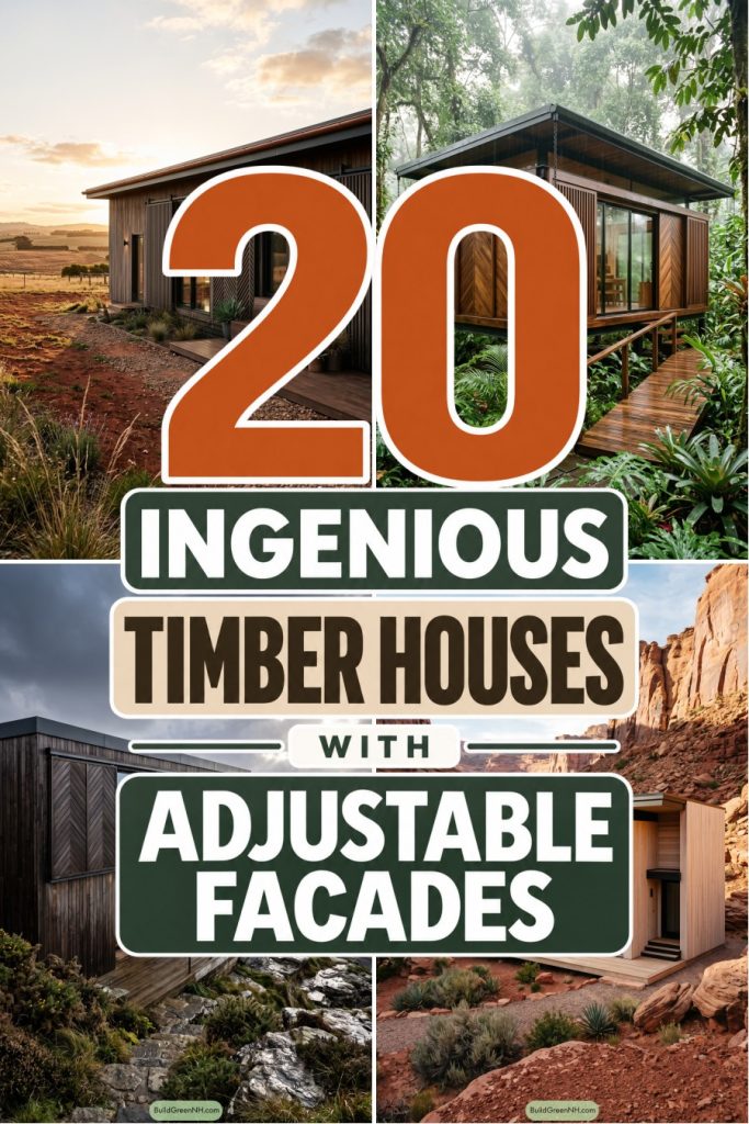 20 Ingenious Timber Houses with Adjustable Facades