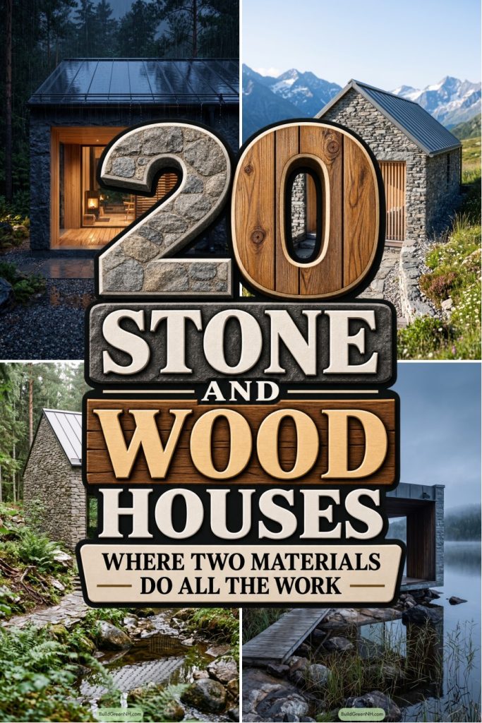 20 Stone and Wood Houses Where Two Materials Do All the Work