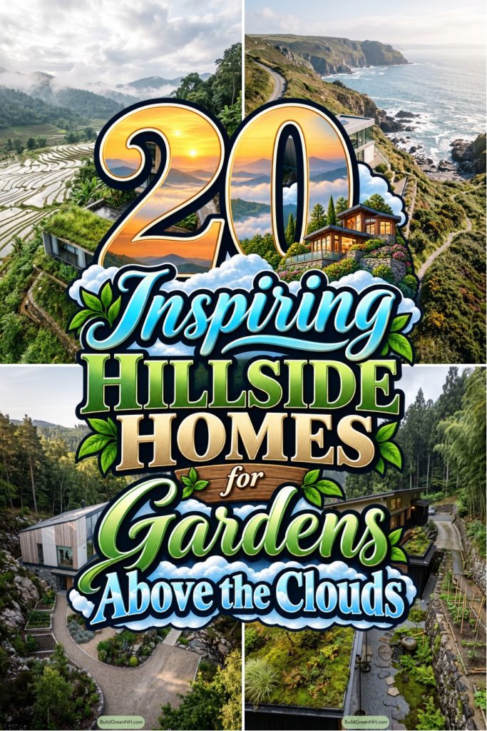 20 Inspiring Hillside Homes for Gardens Above the Clouds