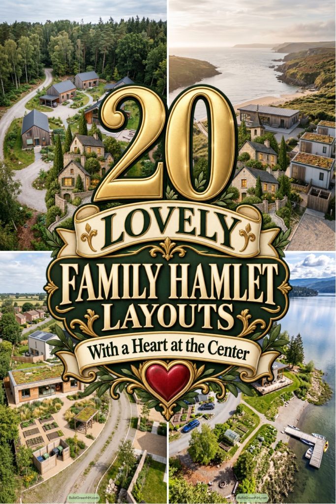 20 Lovely Family Hamlet Layouts With a Heart at the Center