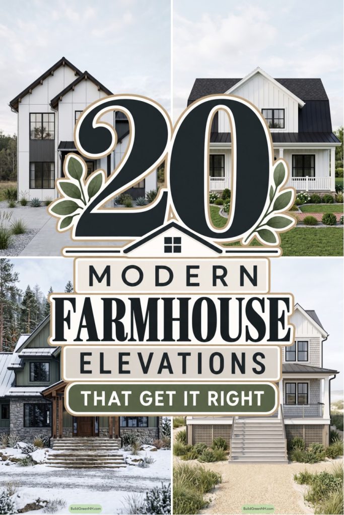 20 Modern Farmhouse Elevations That Get It Right