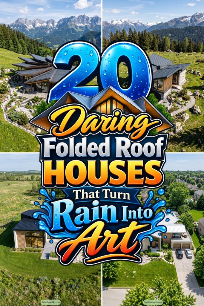 20 Daring Folded Roof Houses That Turn Rain Into Art