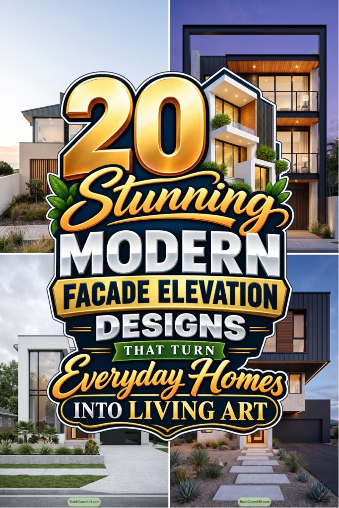 20 Stunning Modern Facade Elevation Designs That Turn Everyday Homes Into Living Art