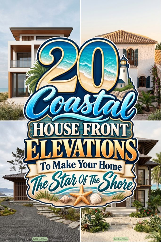20 Coastal House Front Elevations To Make Your Home The Star Of The Shore