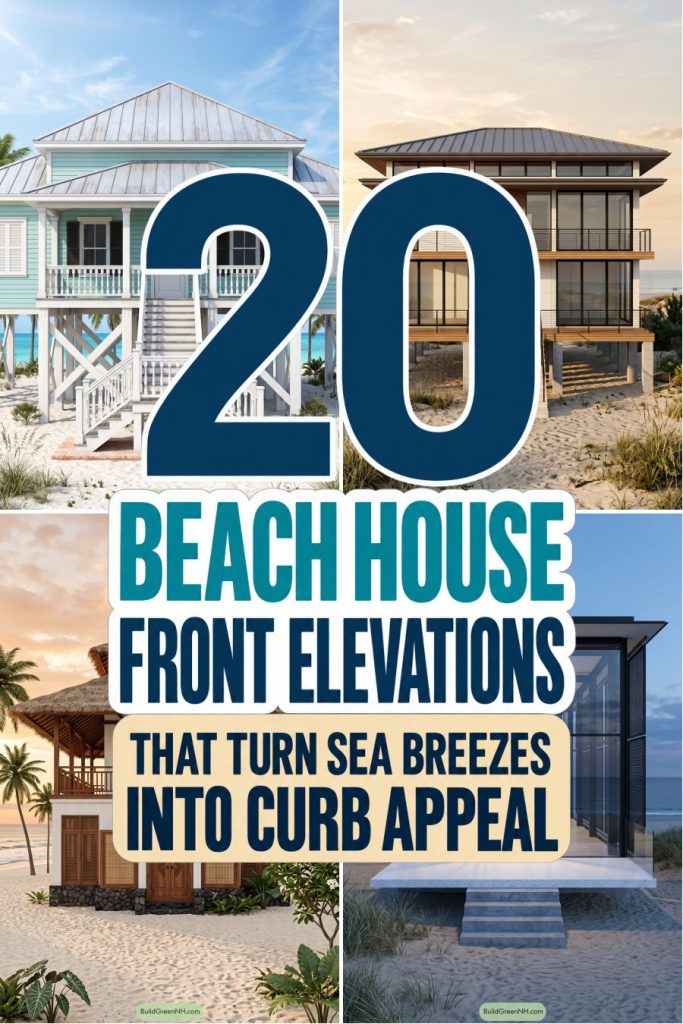20 Beach House Front Elevations That Turn Sea Breezes Into Curb Appeal
