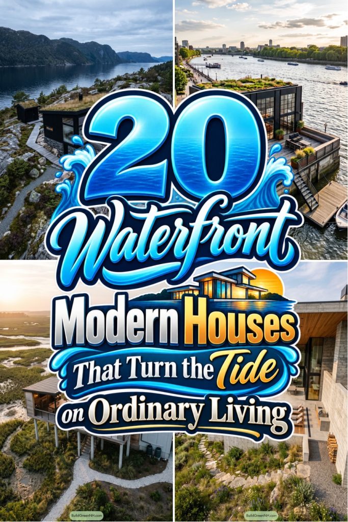 20 Waterfront Modern Houses That Turn the Tide on Ordinary Living
