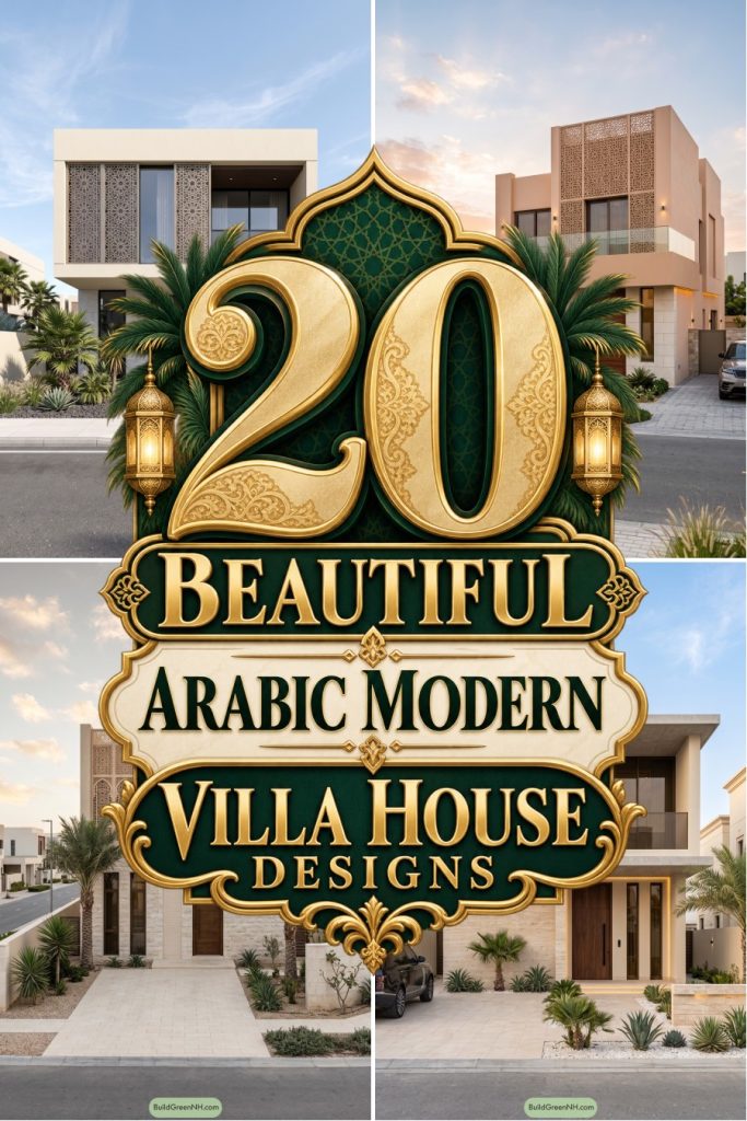 20 Beautiful Arabic Modern Villa House Designs