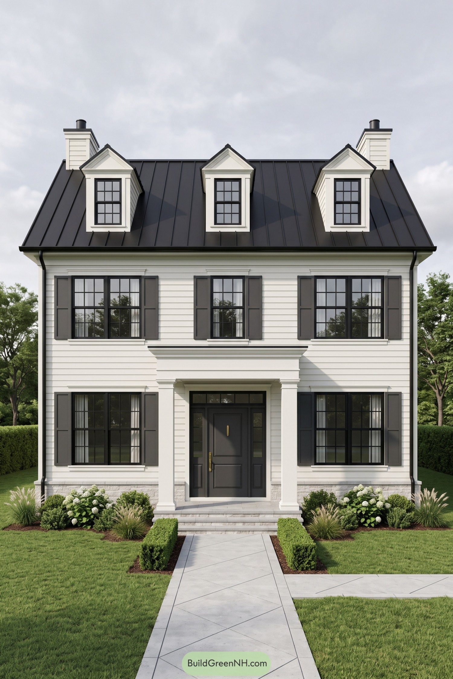 20 Stunning Colonial House Front Elevations to Turn Your Home Into a Neighborhood Legend