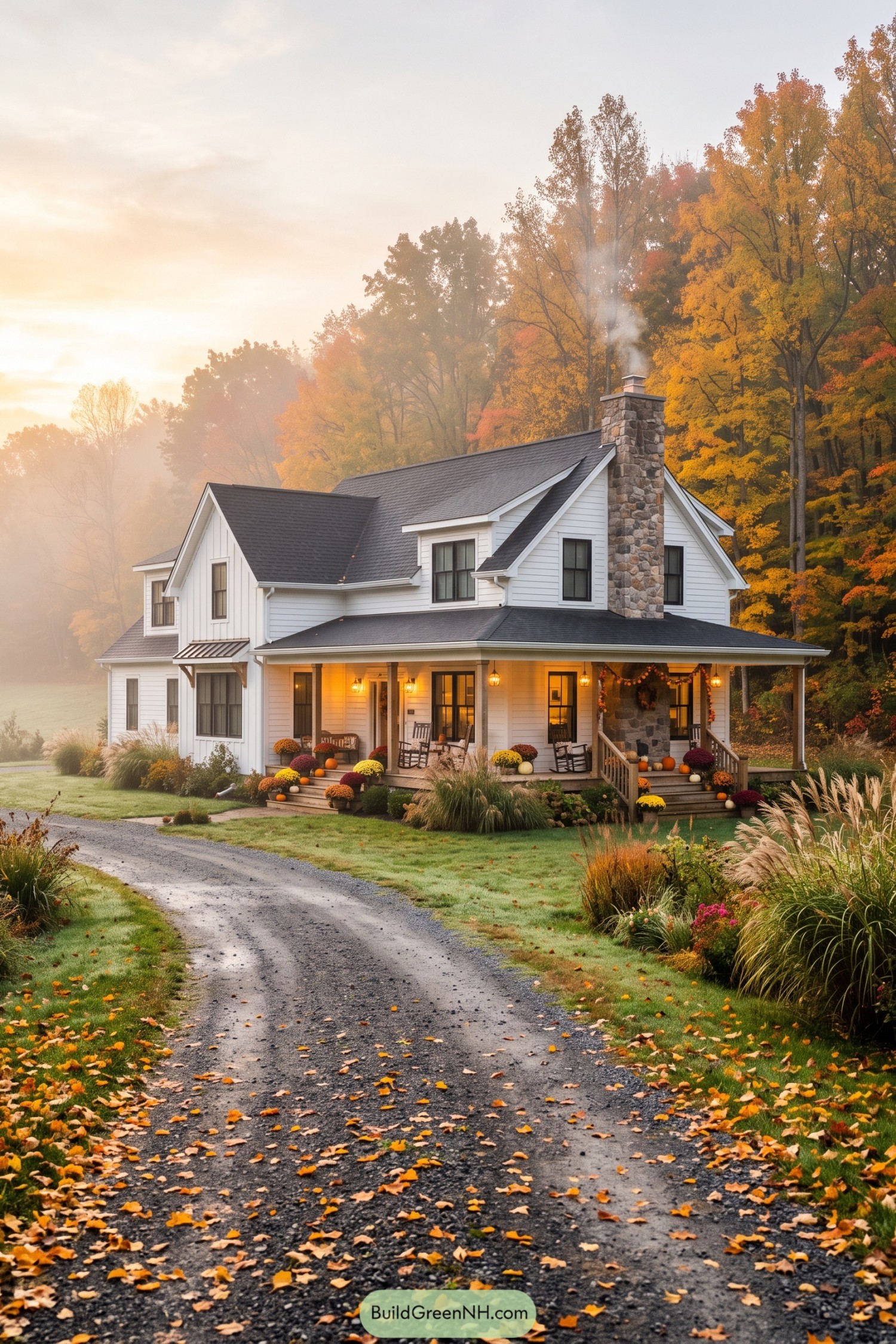 21 Stunning Fall House Exteriors That Make Neighbors Stop And Stare