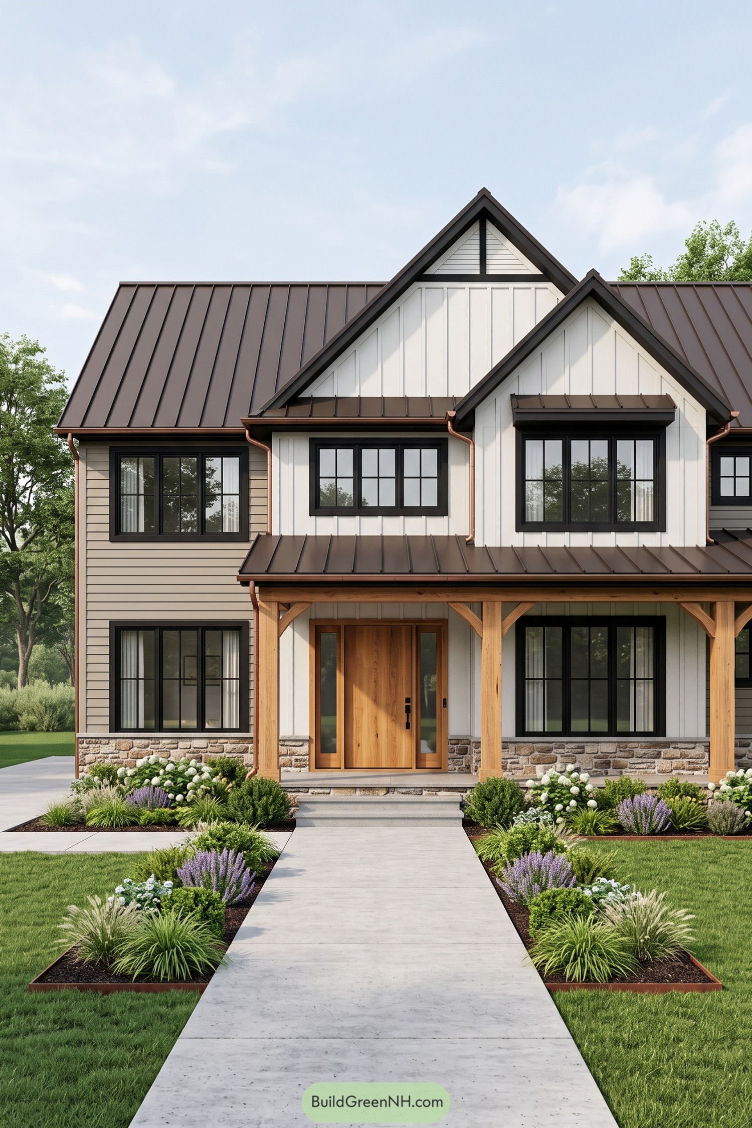 20 Modern Farmhouse Elevations That Get It Right