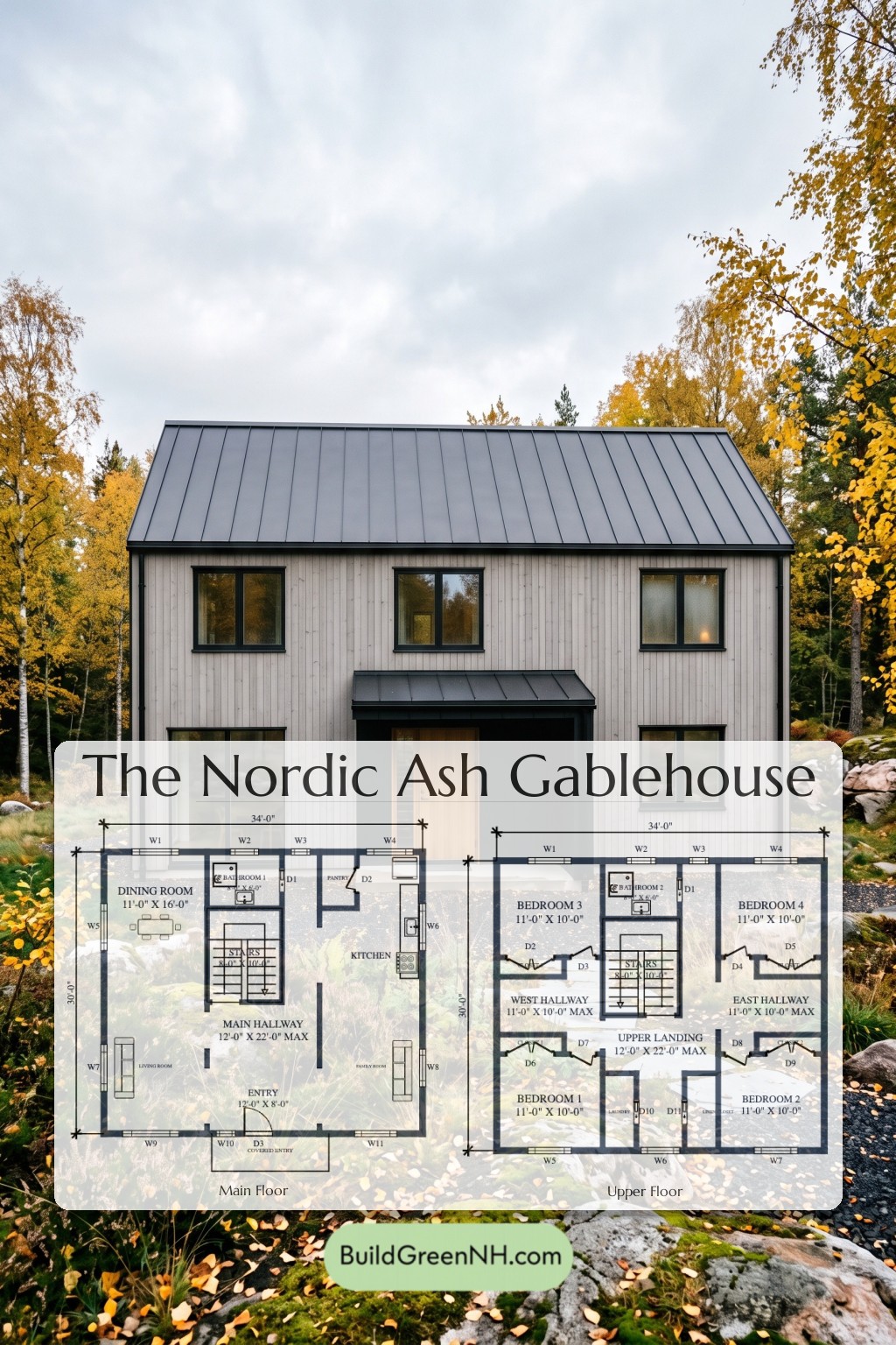 Nordic Ash Gablehouse Floor Plan
