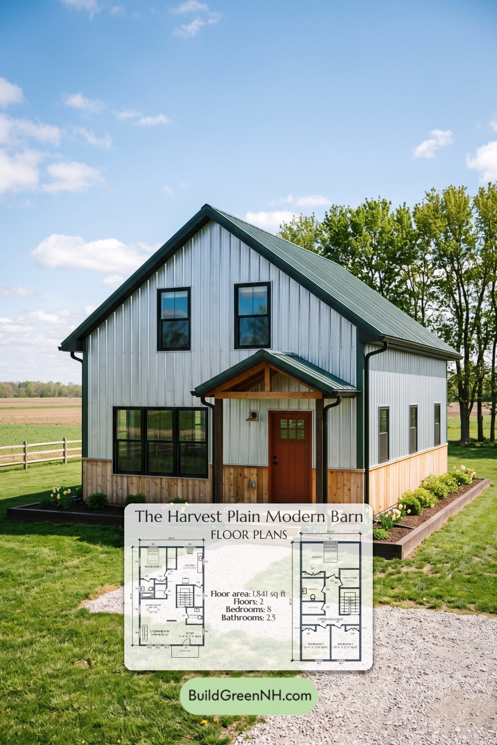 Harvest Plain Modern Barn Floor Plan
