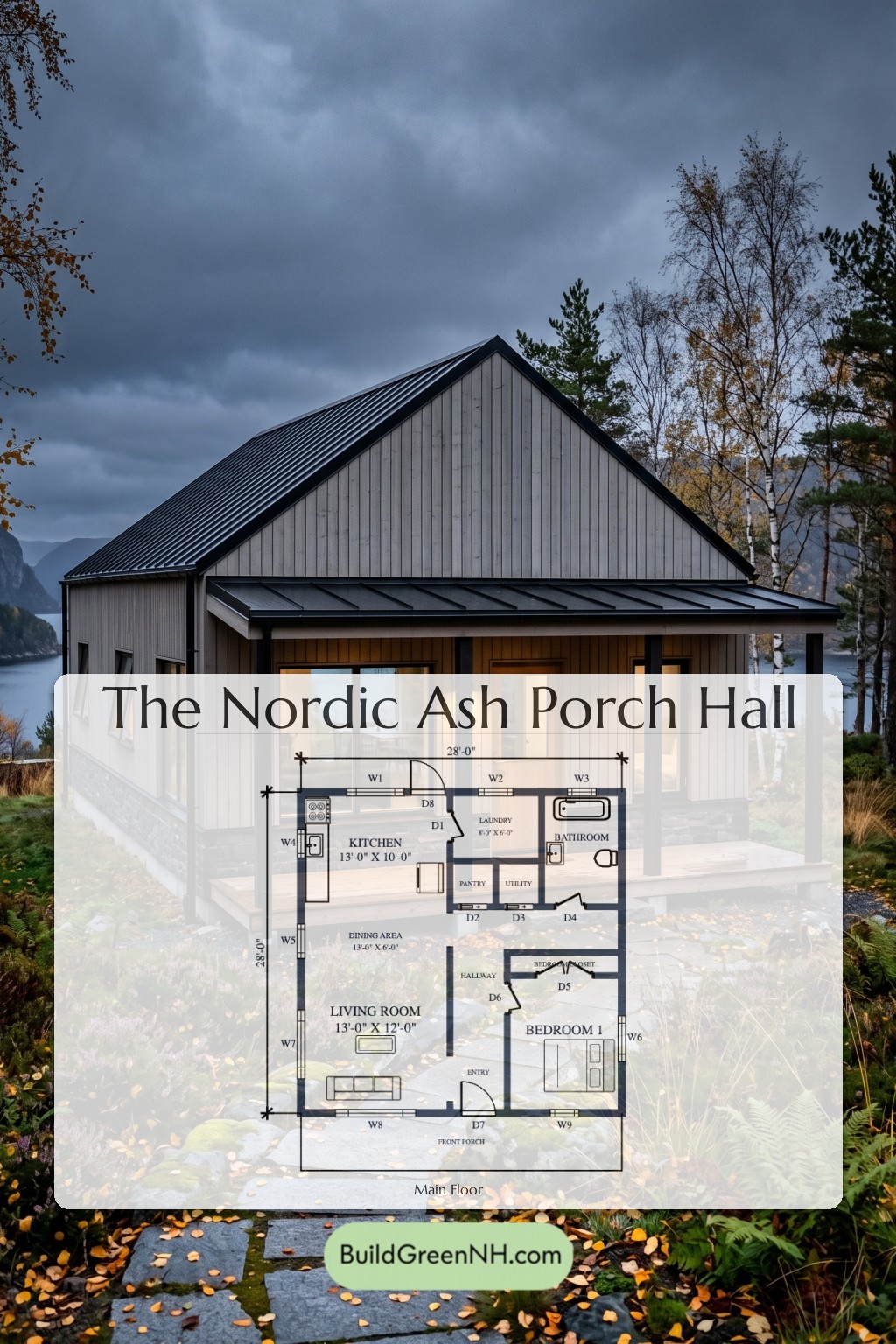 Nordic Ash Porch Hall Floor Plan