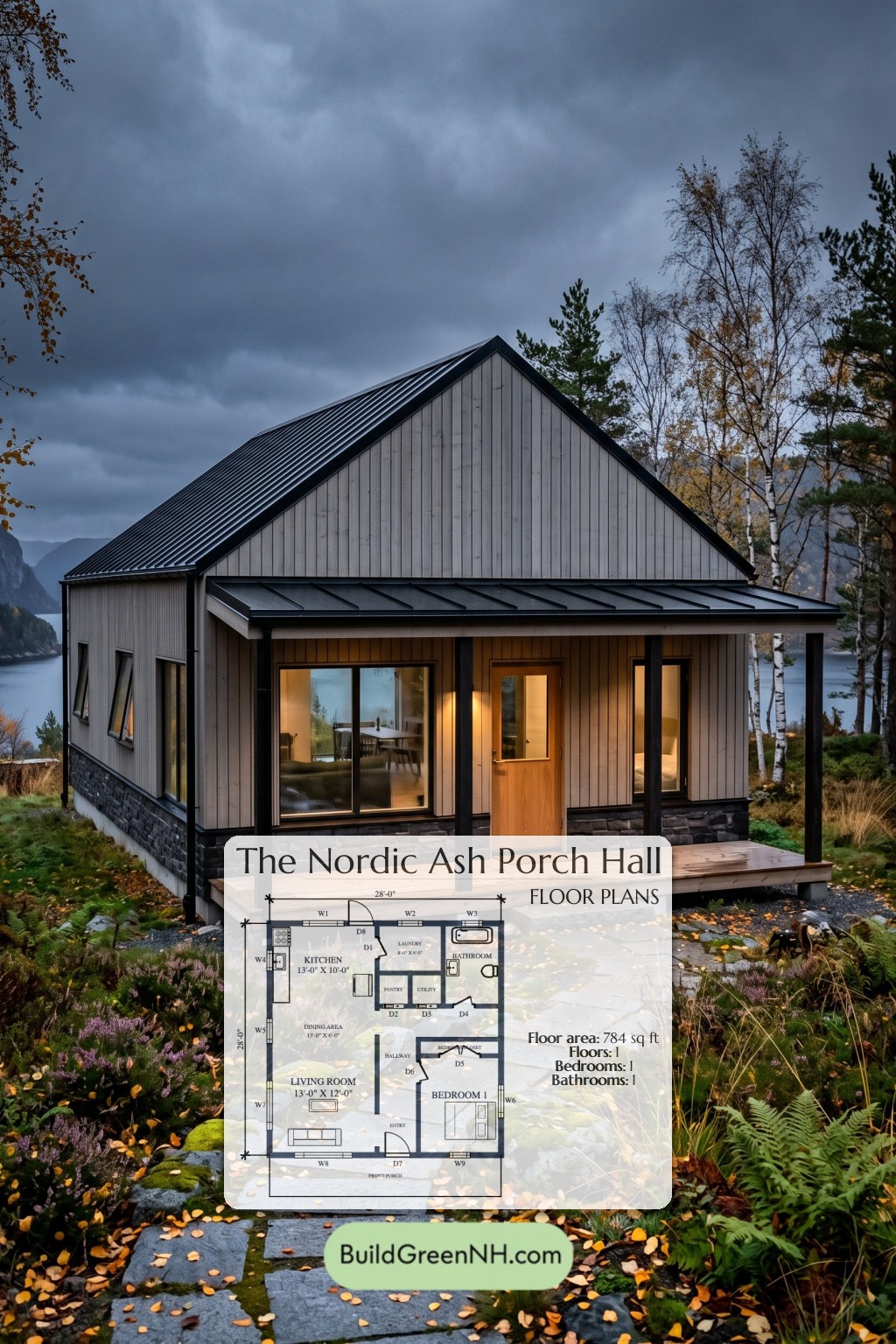Nordic Ash Porch Hall Floor Plan