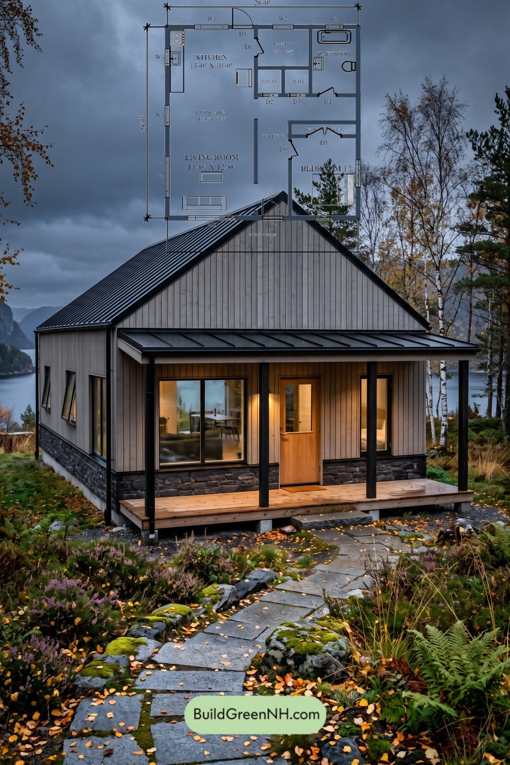 Nordic Ash Porch Hall Floor Plan