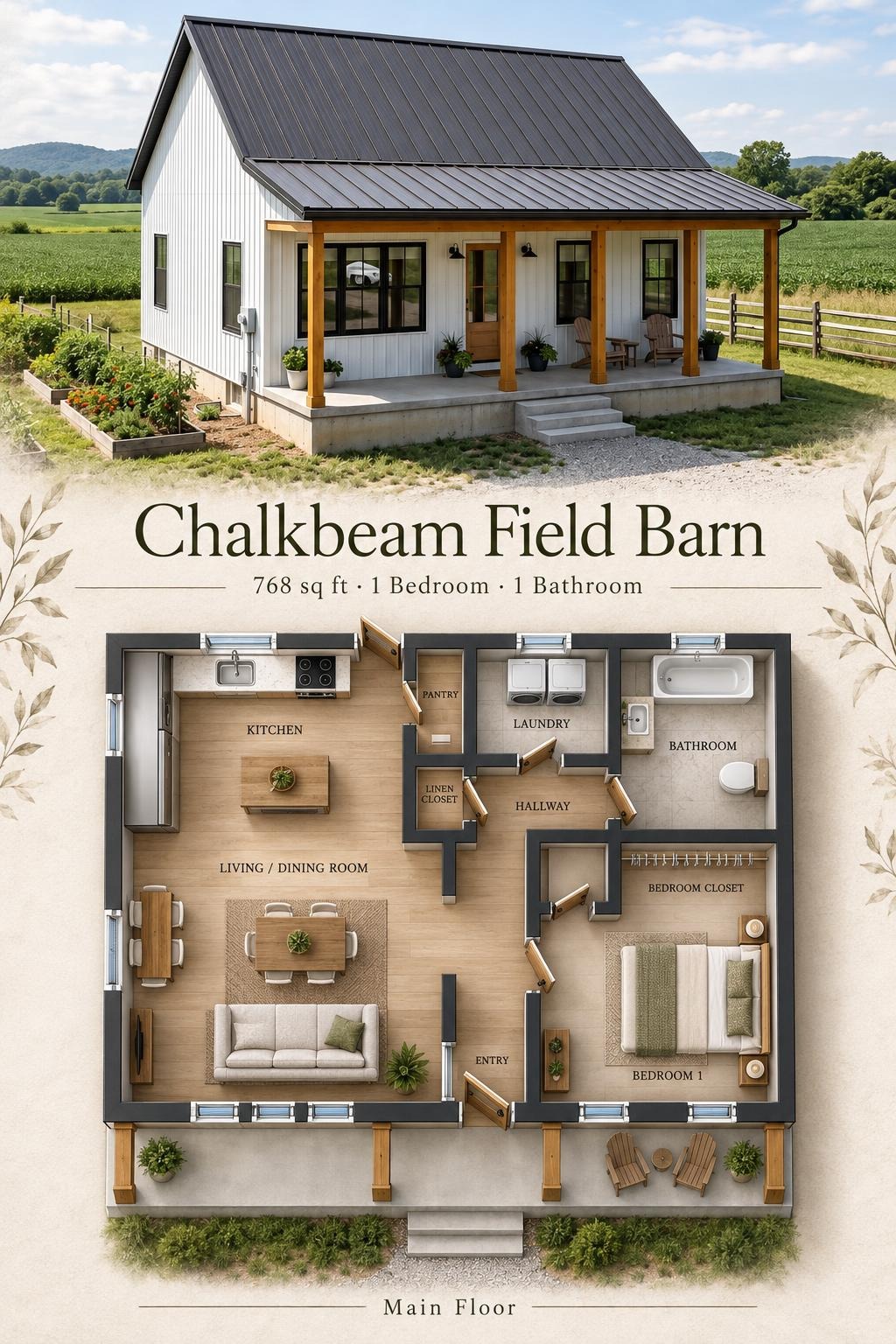 Chalkbeam Field Barn Floor Plan